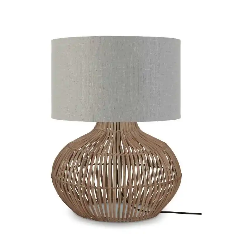 Ograniczona ilość Lampa stołowa Kalahari, szara, Good&Mojo