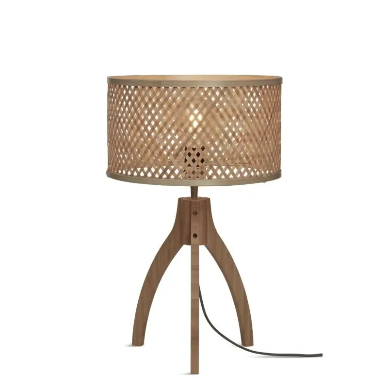 Lampa stołowa Java 3-nożna, naturalna, Good&Mojo Okazja