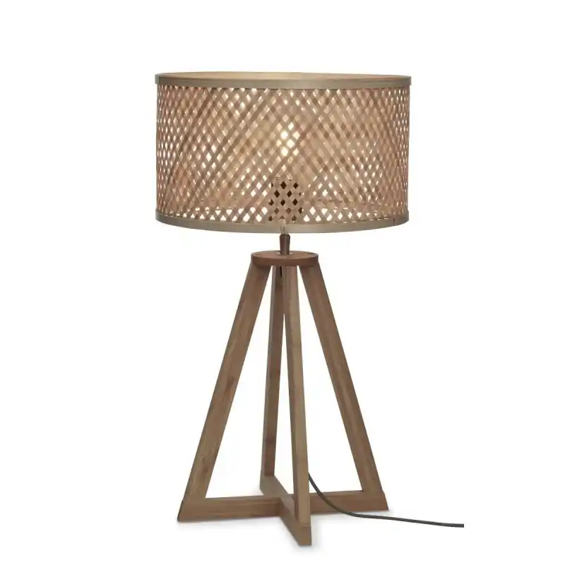 Wybór klientów Lampa stołowa Java 4-nożna, naturalna, Good&Mojo