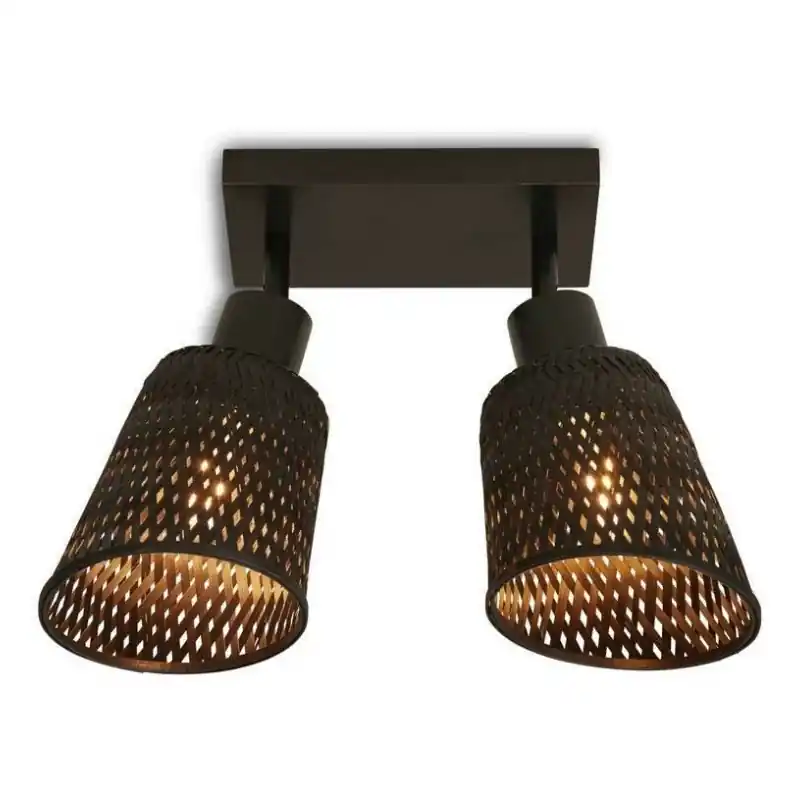 Wysoka jakość Lampa sufitowa Java 15x17, czarna, Good&Mojo