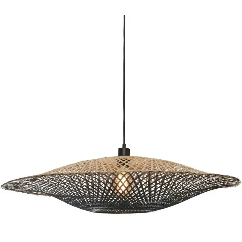 Wyprzedaż Lampa wisząca Kalimantan L, naturalna/czarna, Good&Mojo