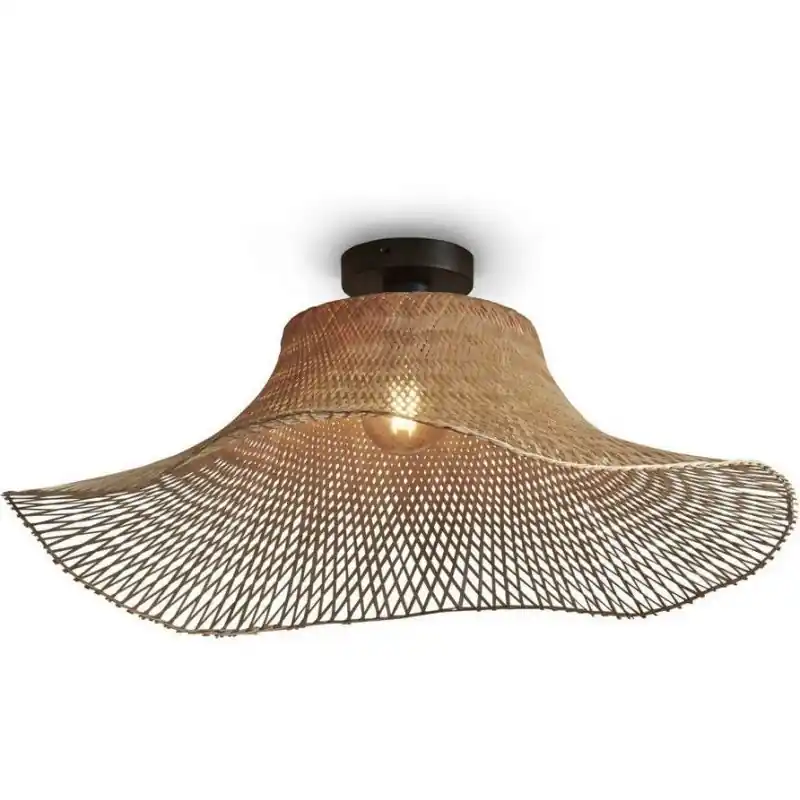 Rabat Lampa sufitowa Ibiza L 65x20, naturalna, Good&Mojo