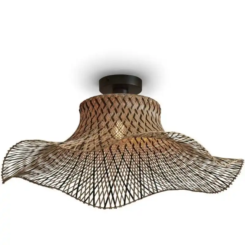 Oferta Lampa sufitowa Ibiza L 65x20, naturalna/czarna, Good&Mojo