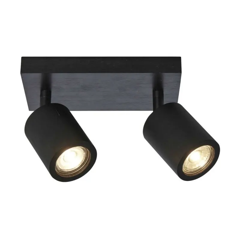 Rabat Lampa sufitowa Java 22x12, czarna, Good&Mojo