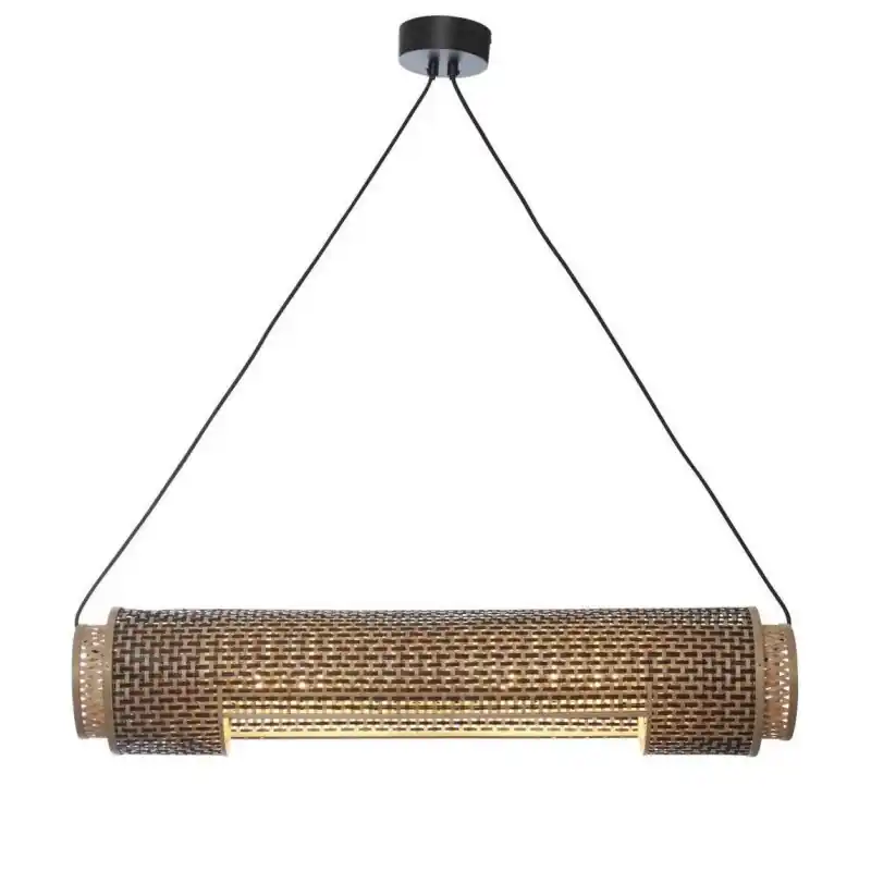 Dodaj do koszyka Lampa wisząca Bhutan 85x18, czarna/naturalna, Good&Mojo