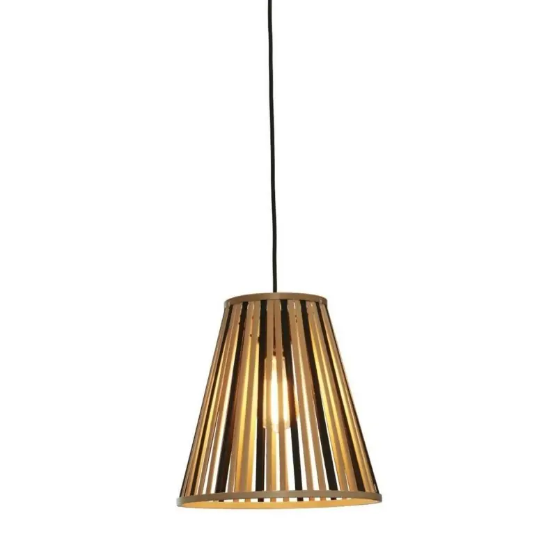 Lampa wisząca Merapi 30x30, naturalna/czarna, Good&Mojo Ostatnie sztuki