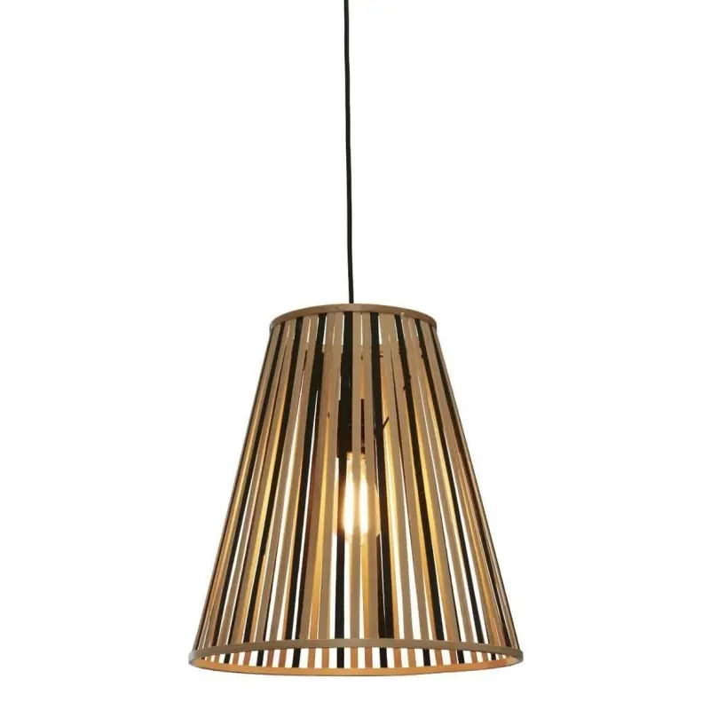 Zamów teraz Lampa wisząca Merapi 40x42, naturalna/czarna, Good&Mojo