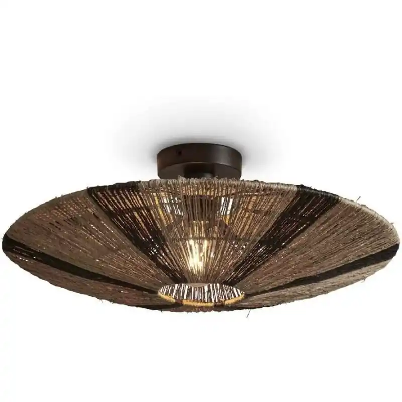 Lampa sufitowa Iguazu 55x14, naturalna/czarna, Good&Mojo Zamów teraz