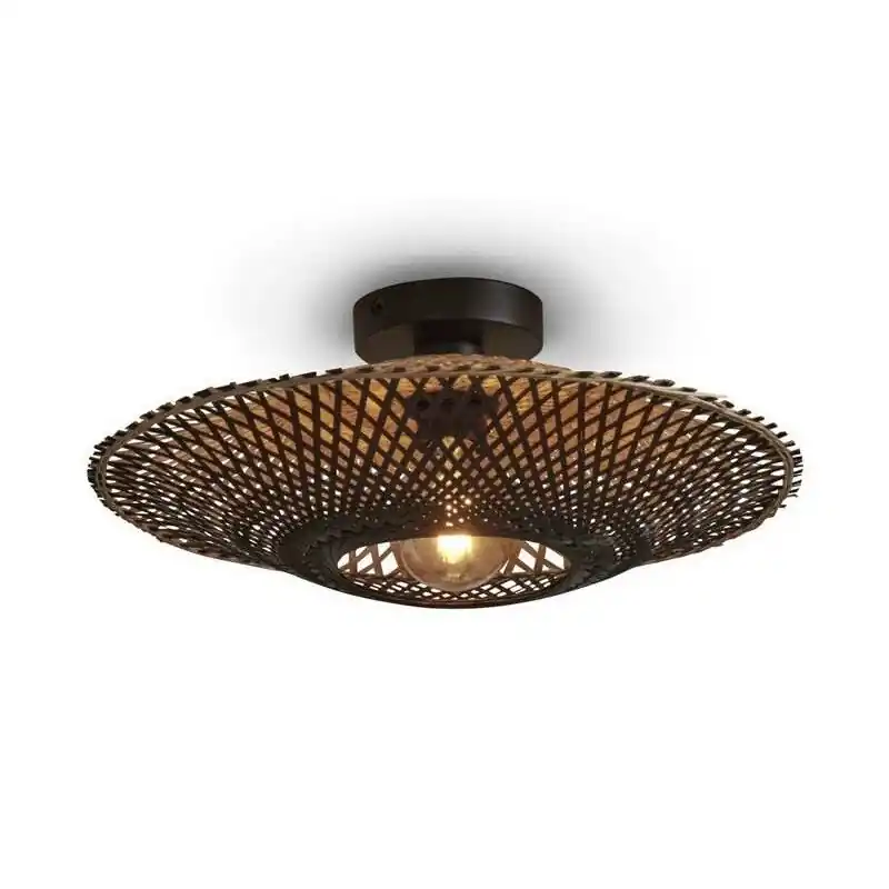 Lampa sufitowa Kalimantan S, czarna/naturalna, Good&Mojo Cena promocyjna
