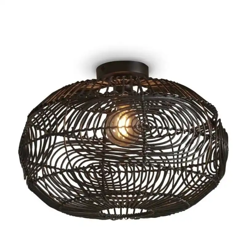 Lampa sufitowa Madeira 48x30, czarna, Good&Mojo Premium