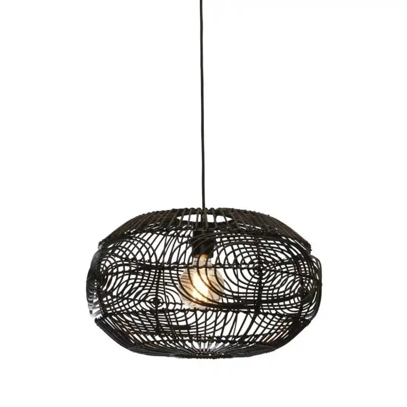 Szybka dostawa Lampa wisząca Madeira 48x30, czarna, Good&Mojo