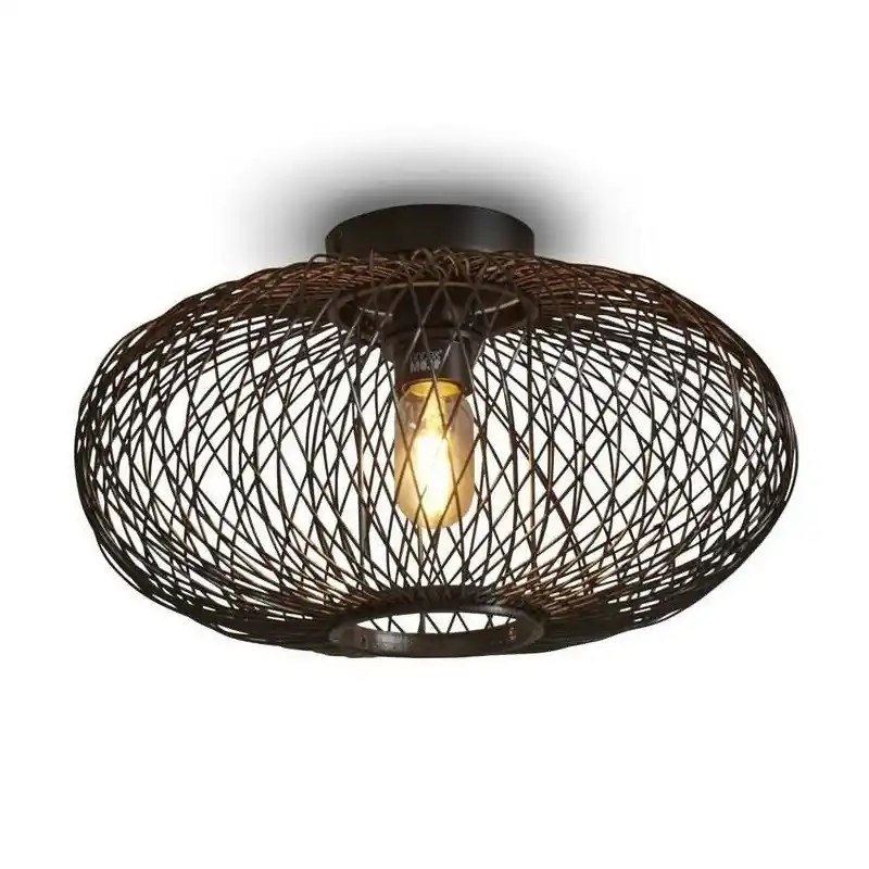 Tani Lampa sufitowa CANGO 40x12, czarna, Good and Mojo