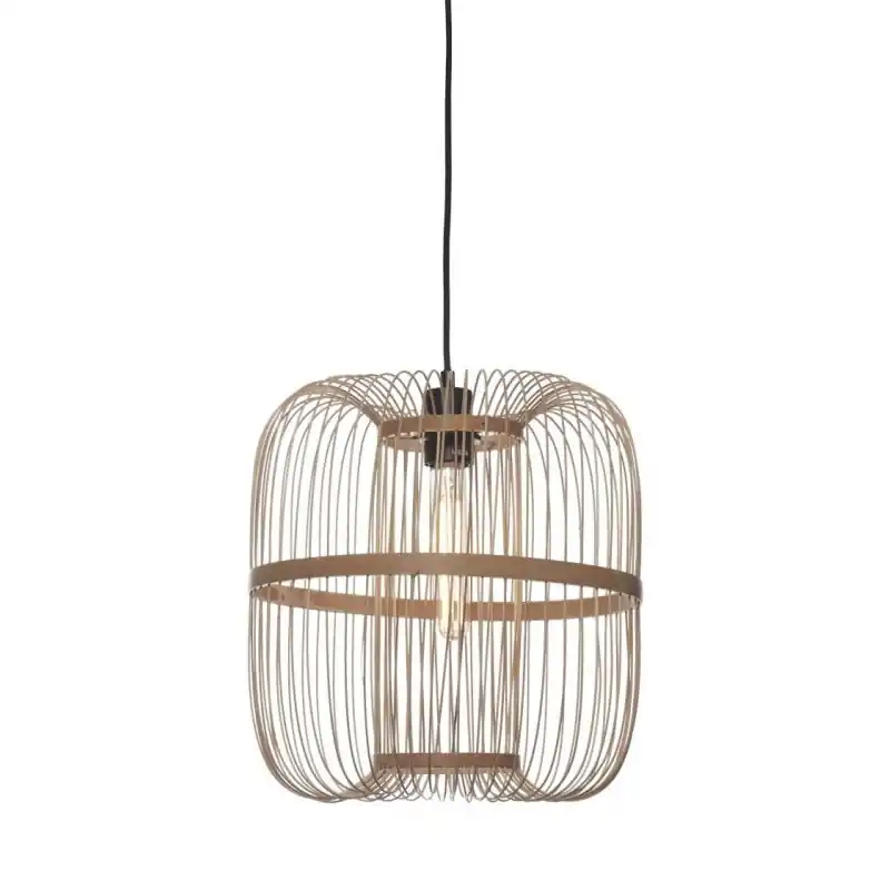 Okazja Lampa wisząca Hokkaido L 38x25, naturalna, Good&Mojo