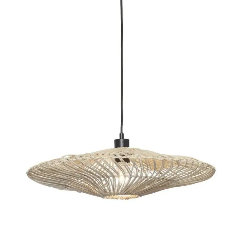 Lampa wisząca Zanzibar L 55x14, biała, Good&Mojo Darmowy zwrot