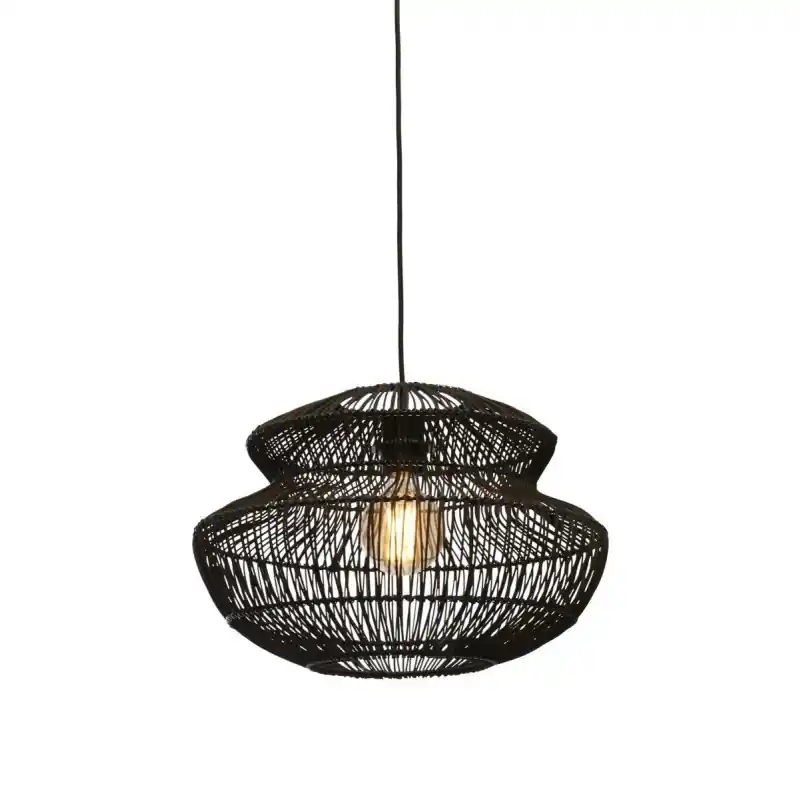 Lampa wisząca Zanzibar 40x30, czarna, Good&Mojo Niska cena