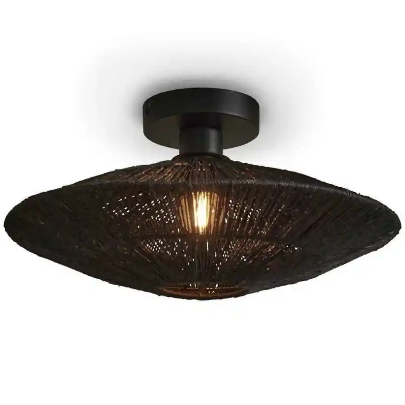 Najlepsza cena Lampa sufitowa Iguazu 40x12 cm, czarna, Good&Mojo