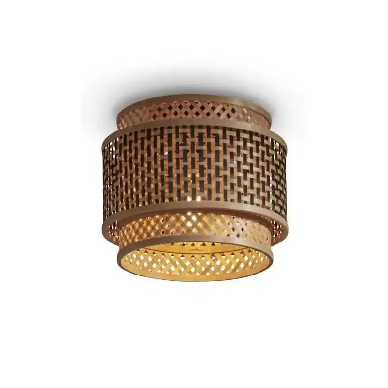Premium Lampa sufitowa Bhutan, S, czarna/naturalna, Good&Mojo