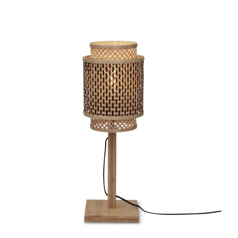 Lampa stołowa Bhutan, naturalna/czarna, Good&Mojo Wyjątkowa oferta