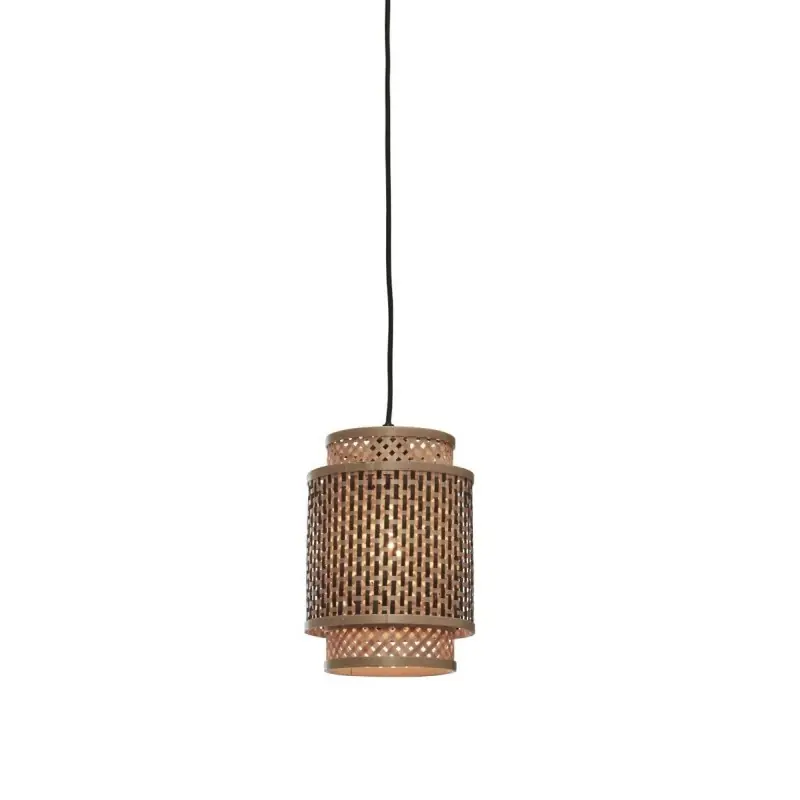 Super okazja Lampa wisząca Bhutan, S, czarna/naturalna, Good&Mojo