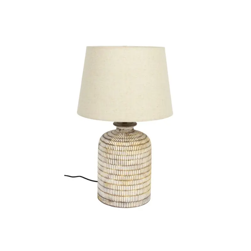 Lampa biurkowa Russel, piaskowa, Dutchbone Ostatnie sztuki