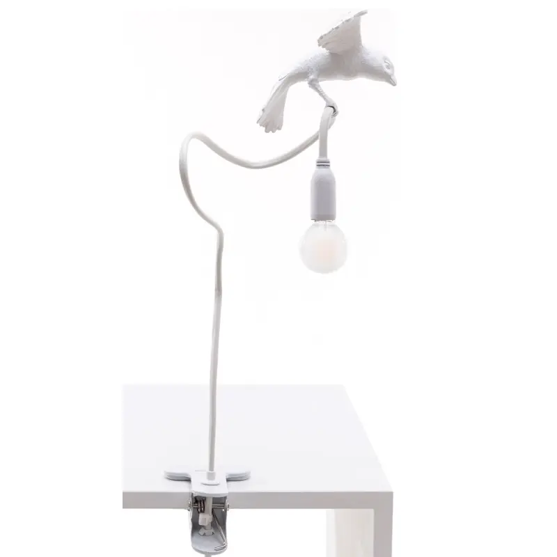 Lampa biurkowa Sparrow Cruising, biała, Seletti Hit sprzedaży