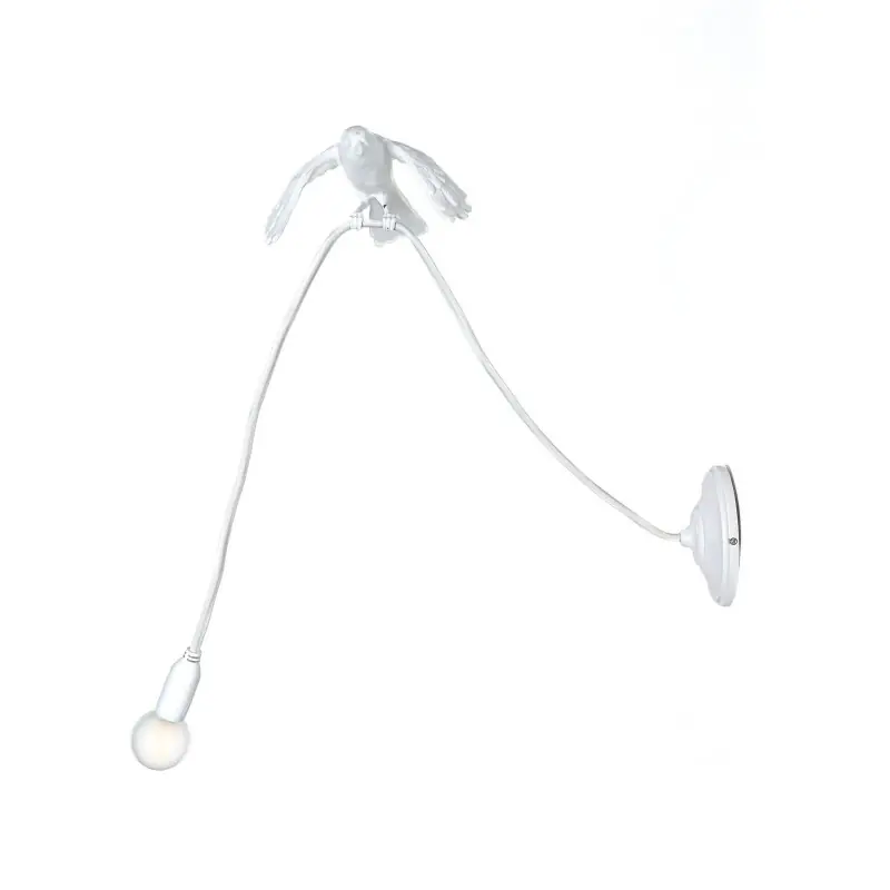 Lampa ścienna Sparrow Taking Off, biała, Seletti Oferta limitowana