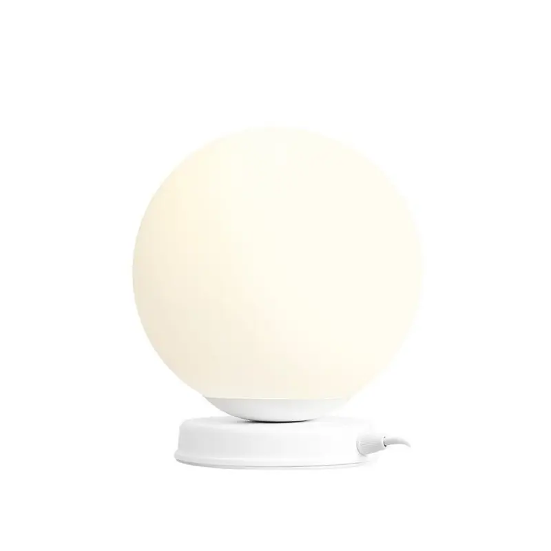 Lampka nocna Ball, biała, Aldex Premium