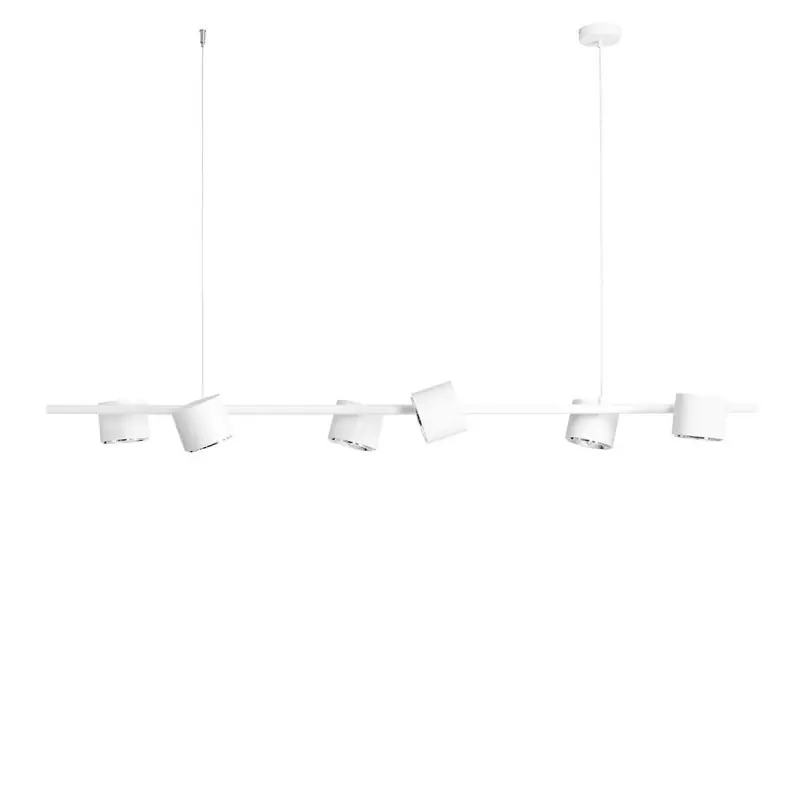 Lampa wisząca BOT 6, biała, Aldex Dostępne od ręki