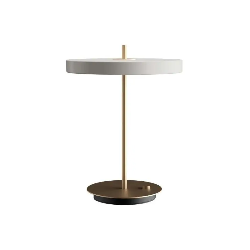 Dostępne od ręki Lampa stołowa Asteria, Ø31 cm jasnoszara, UMAGE