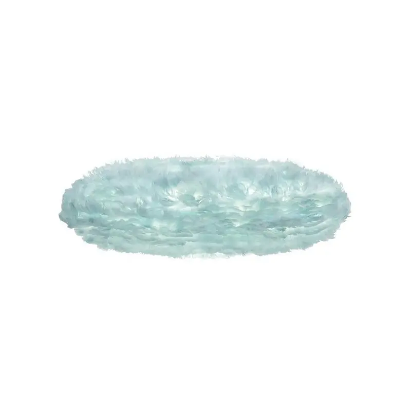Ograniczona ilość Lampa / abażur z piór Eos Esther, 60 cm, błękitna, UMAGE