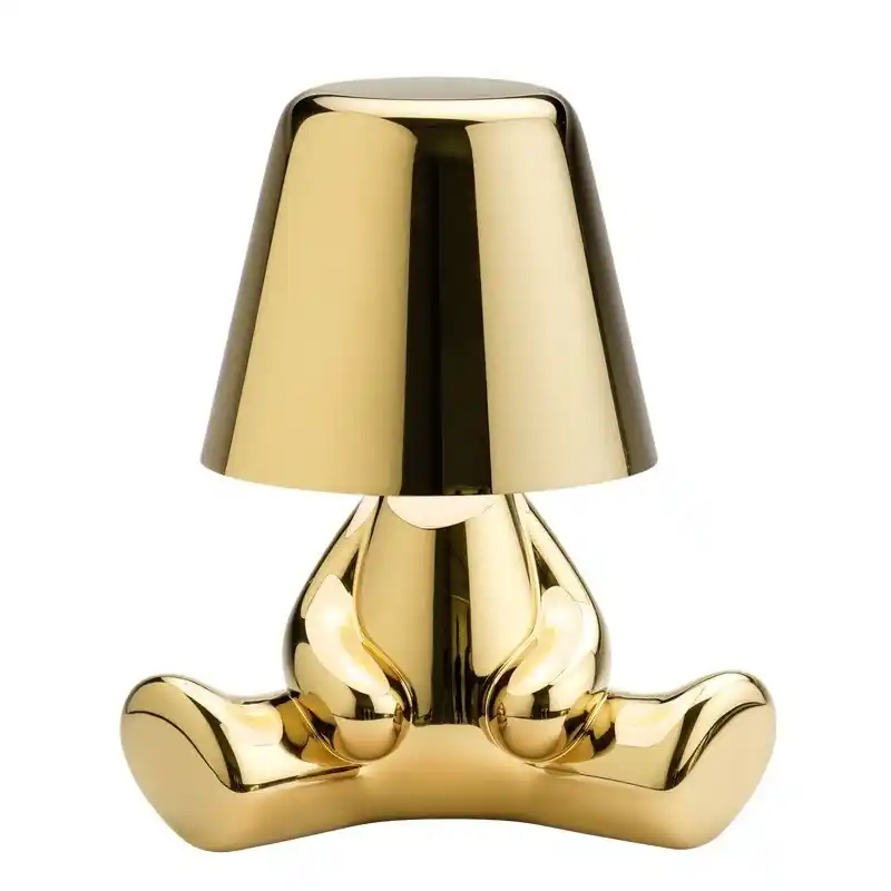 Lampa stołowa Joe Golden Brothers, złota, QeeBoo Oferta limitowana