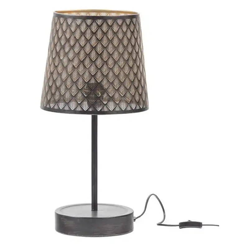 Lampa stołowa Kars, czarna, Woood Szybka dostawa