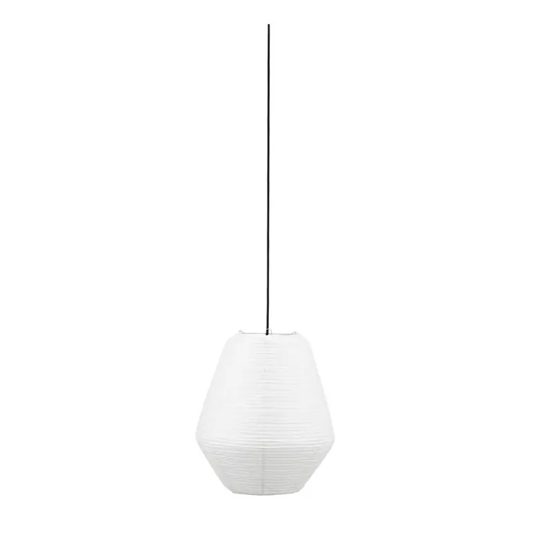 Premium Biały abażur do lampy wiszącej Bidar 36cm, House Doctor