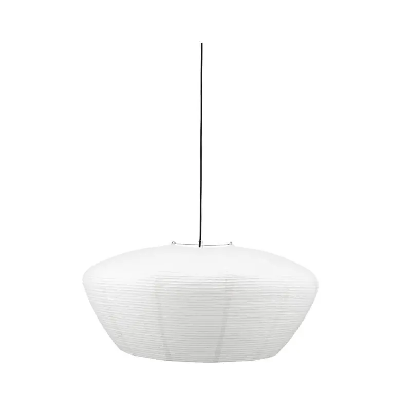 Biały abażur do lampy wiszącej Bidar 81,5cm, House Doctor Szybka dostawa