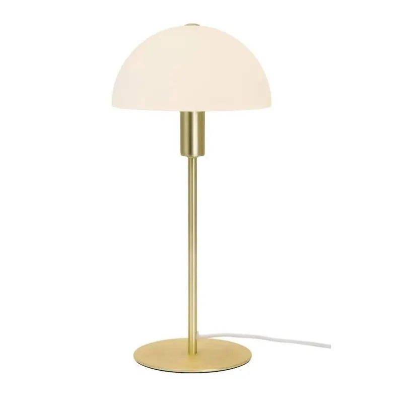 Lampa stołowa Ellen ze złotą podstawą, Nordlux Bezpieczna płatność