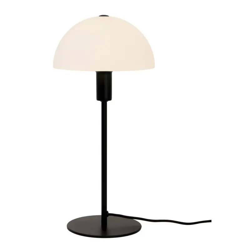 Wyjątkowa oferta Lampa stołowa Ellen z czarną podstawą, Nordlux