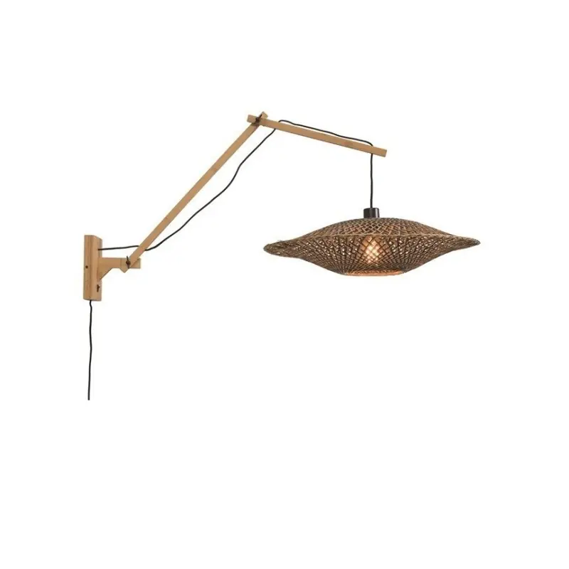 Wyjątkowa oferta Kinkiet duży BALI, naturalny 60x15, Good and Mojo