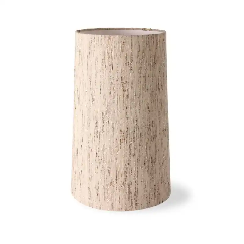 STOŻKOWY ABAŻUR Z JEDWABIU, NATURALNY, HKLIVING Oferta limitowana