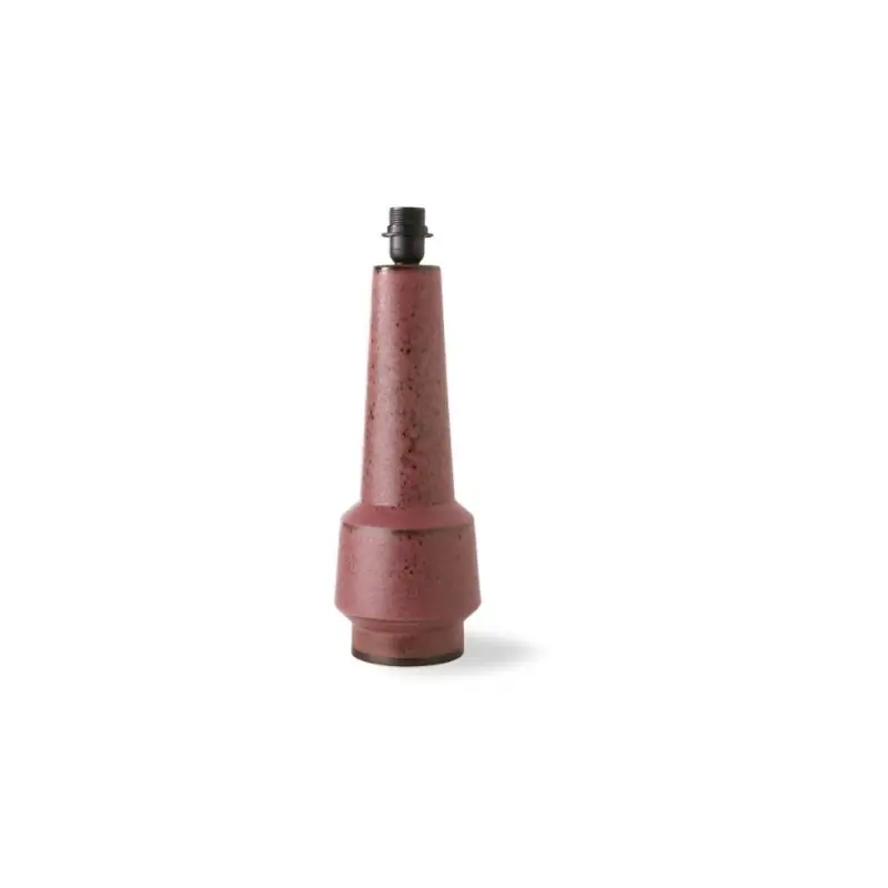BAZA LAMPY RETRO Z KAMIENIA, PURPUROWA, HKiving Nowy
