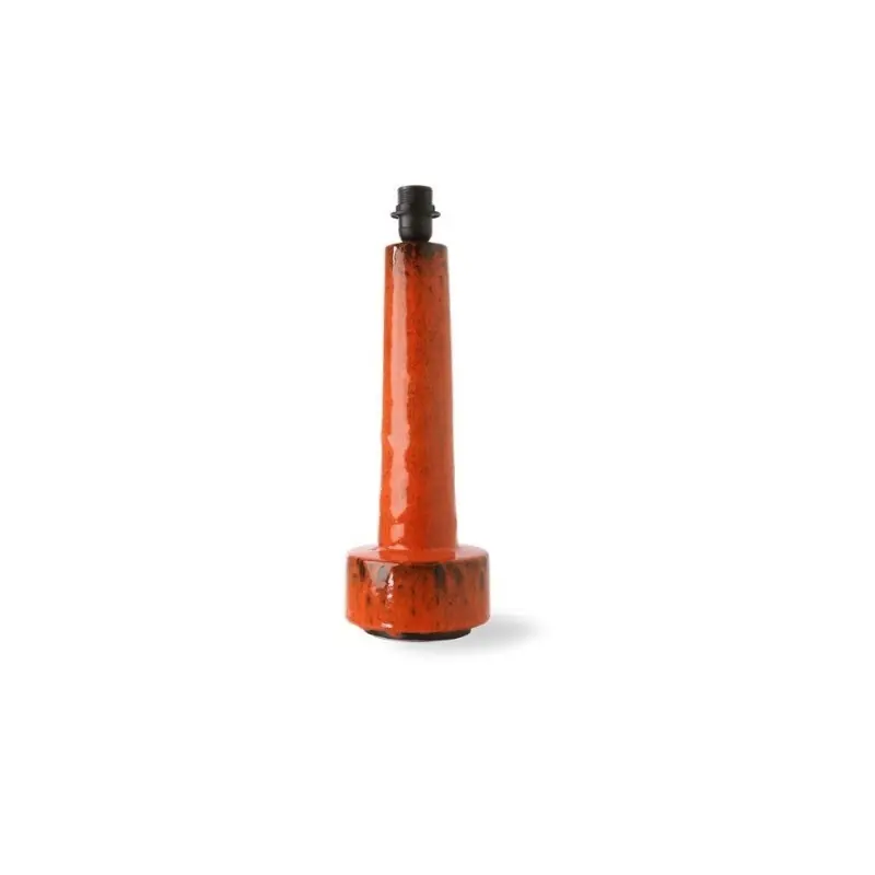 BAZA LAMPY RETRO Z KAMIENIA, CZERWONA, Hkliving Oferta czasowa