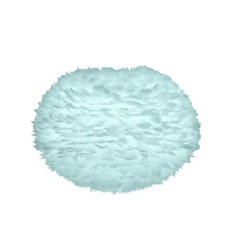 Popularny Lampa/ abażur z piór Eos Ø65 cm błękitna, Umage