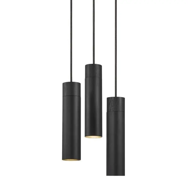 Lampa wisząca Tilo 3-klosze czarna, Nordlux Bezpieczna płatność
