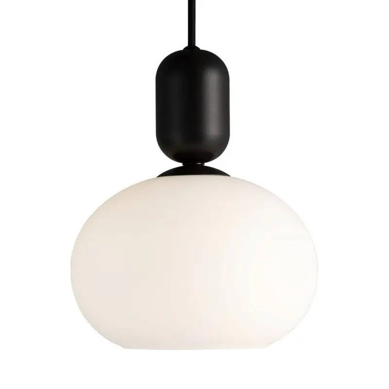 Łatwy zwrot Lampa wisząca Notti, czarna Nordlux
