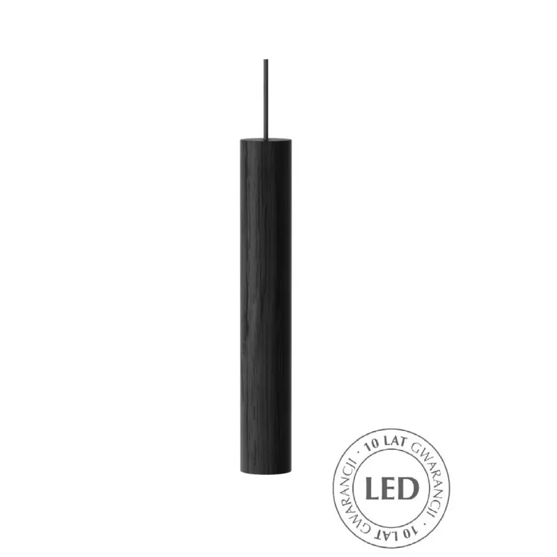 drewniana lampa wisząca Chimes, czarny, UMAGE Oferta limitowana