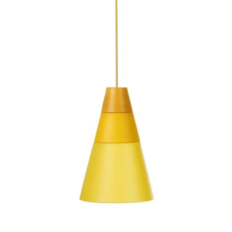 Tylko dziś Lampa wisząca Coney Cone Ili Ili, żółty, GRUPA