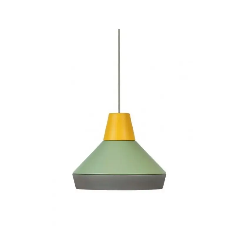 Oferta limitowana Lampa wisząca Cat‘s Hat Ili Ili, żółto-zielono-szary, GRUPA