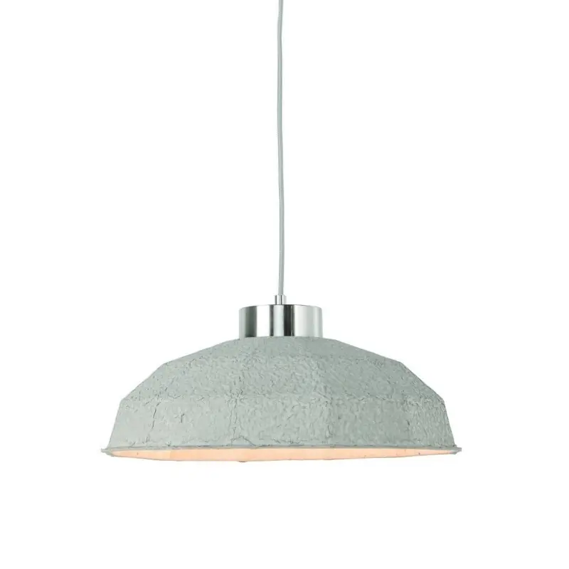 Lampa wisząca Yosemite, masa papierowa, jasnoszary, Good and Mojo Oferta czasowa