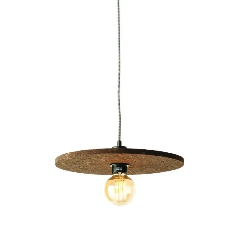 Lampa wisząca Algarve, korkowa ciemny brąz, Good and Mojo Popularny