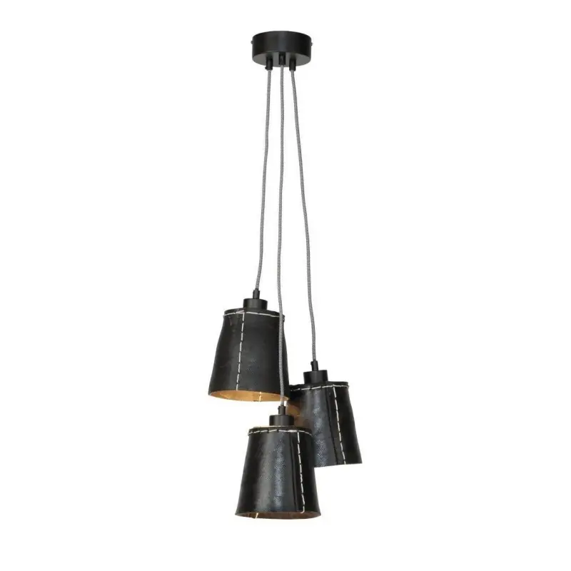 Nowość Recyklingowa lampa wisząca Amazon z 3 kloszami, Ø15 cm, Good and Mojo