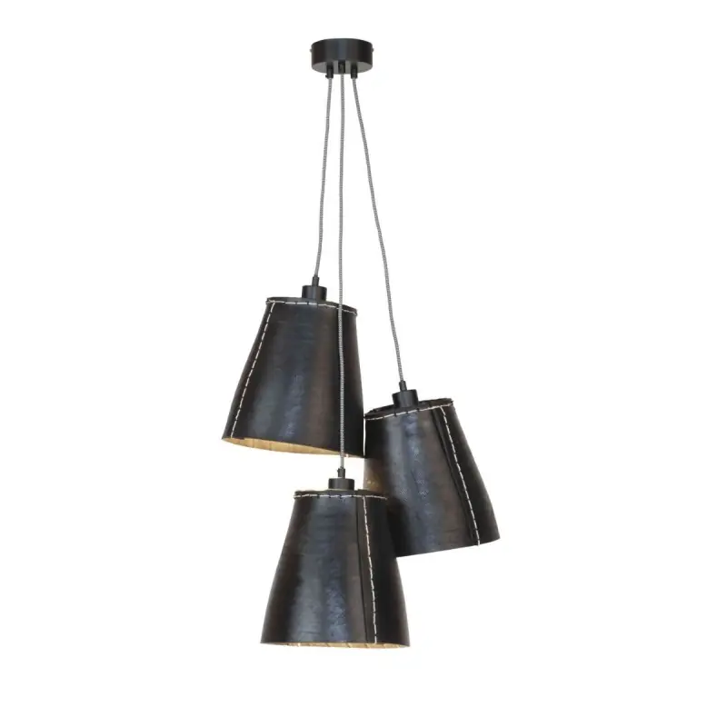 Cena promocyjna Recyklingowa lampa wisząca Amazon z 3 kloszami, Ø26 cm, Good and Mojo